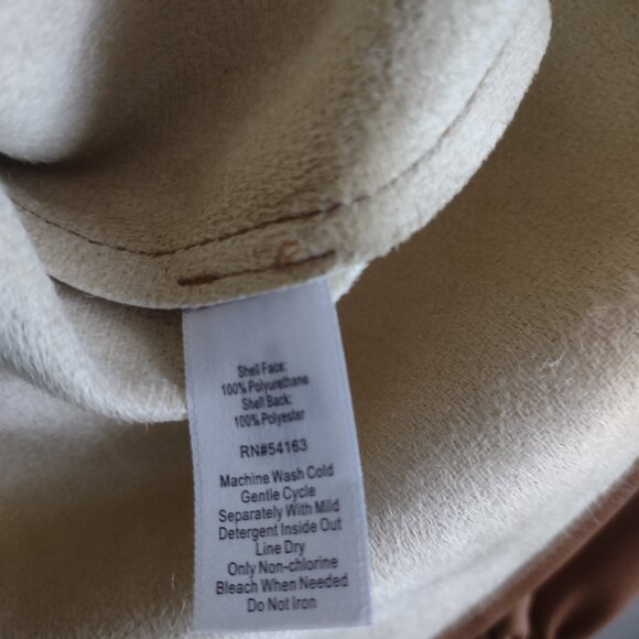 Marc New York - faux leather puff sleeve button down shirt - NWT - size XS - Picture 10 of 10